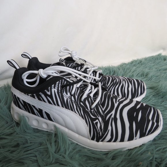 zebra print puma sneakers